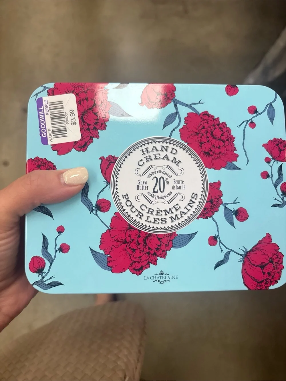 La Chatelaine Hand Cream Set - 3 Pack with Tin